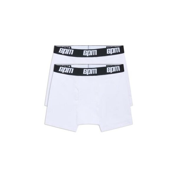 6PM Season Boxer Shorts White/Black (2-Pack)