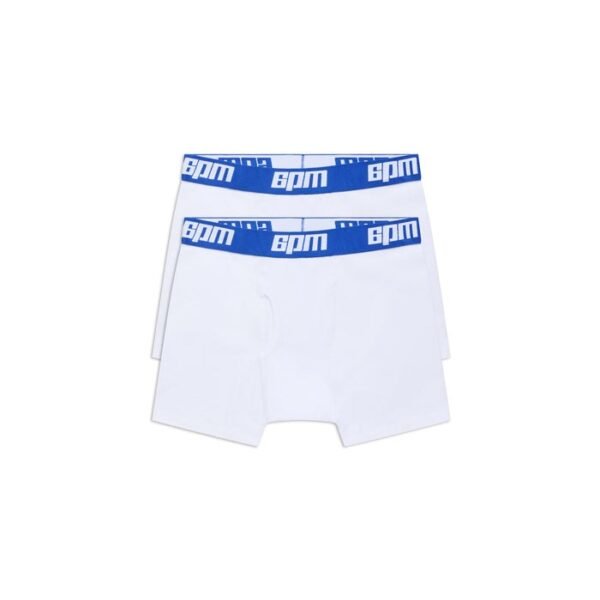 6PM Season Boxer Shorts White/Princess Blue (2-Pack)