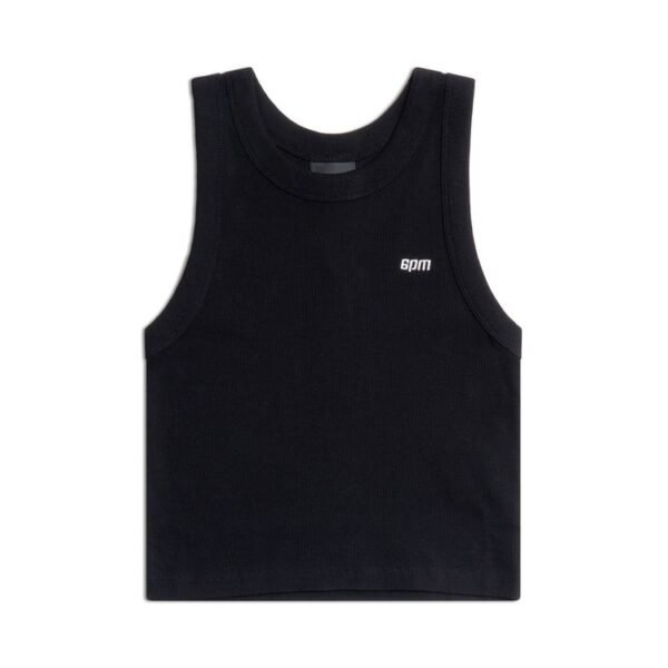 6PM Season Crop Top Black (Single)