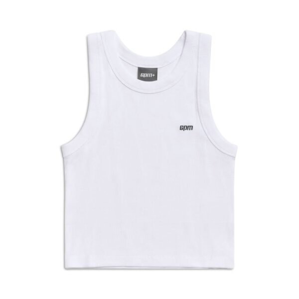 6PM Season Crop Top White (Single)