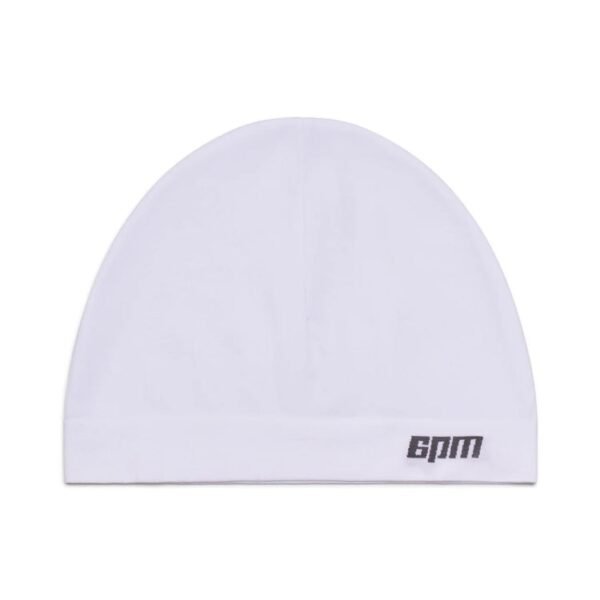 6PM Season Technical Logo Beanie White