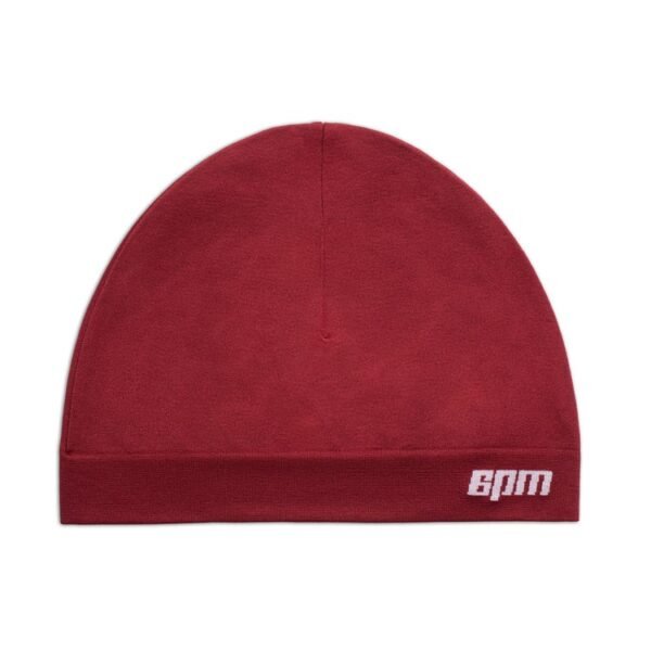 6PM Season Technical Logo Beanie Wine Red