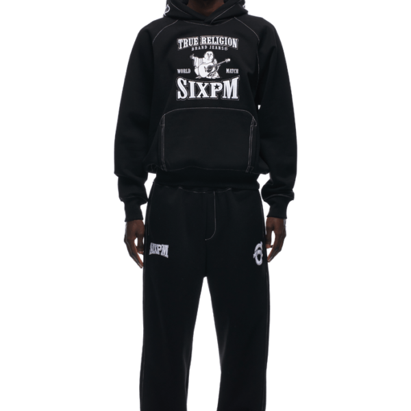 6PM Season BUDDHA HOODIE BLACK