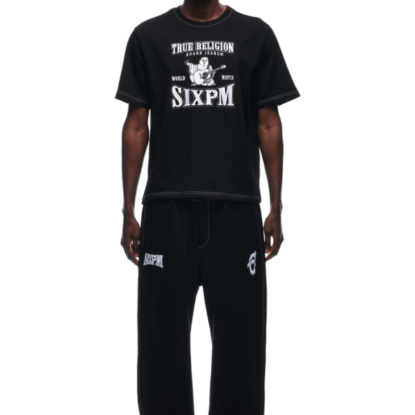 6PM Season BUDDHA T-SHIRT BLACK