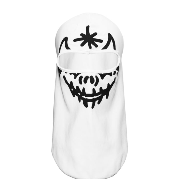 6PM Season F&F SKI MASK DEMON BALACLAVA WHITE