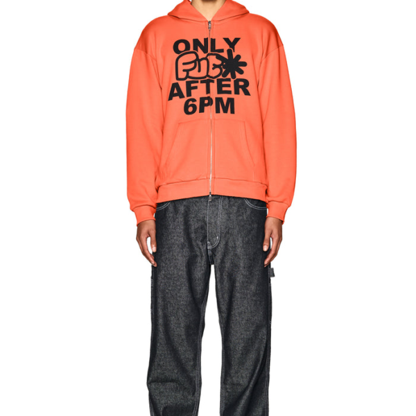 6PM Season F&F ZIP HOODIE ORANGE