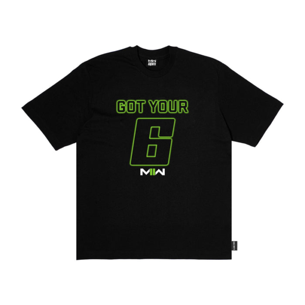 6PM Season GOT YOUR 6 T-SHIRT BLACK