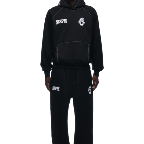 6PM Season ICONS HOODIE BLACK