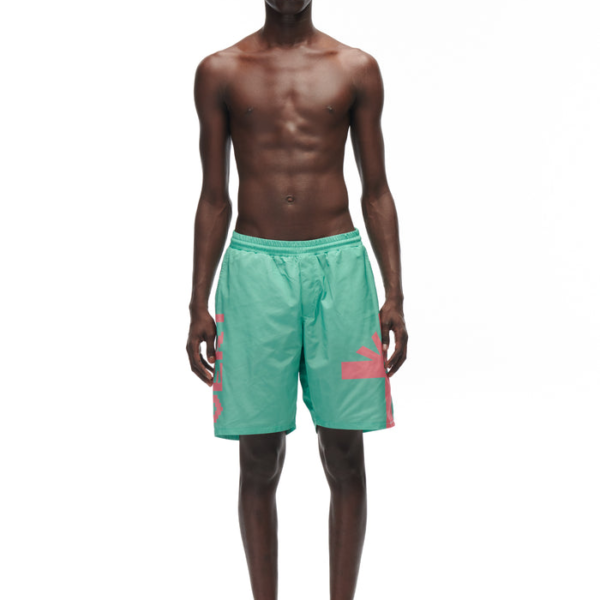 6PM Season LOGO BATHING SHORTS GREEN