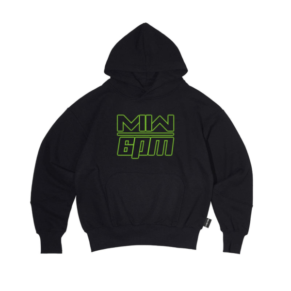 6PM Season LOGO HOODIE BLACK
