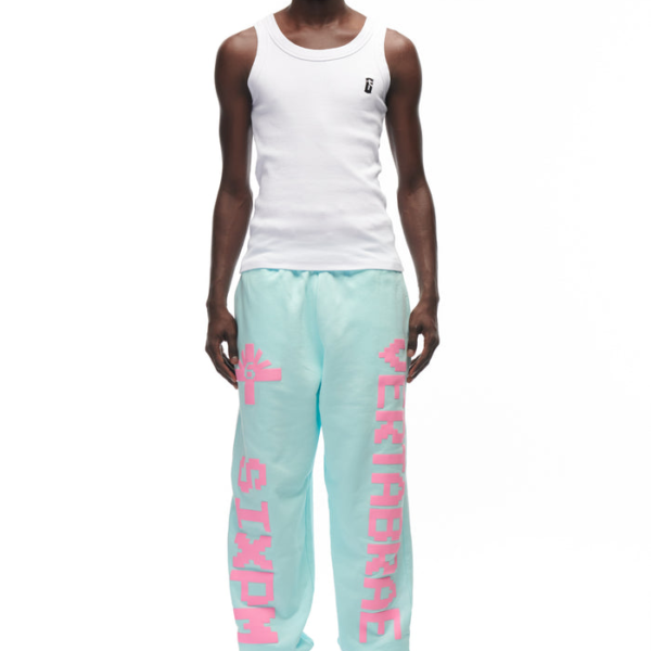 6PM Season LOGO JOGGER BABYBLUE