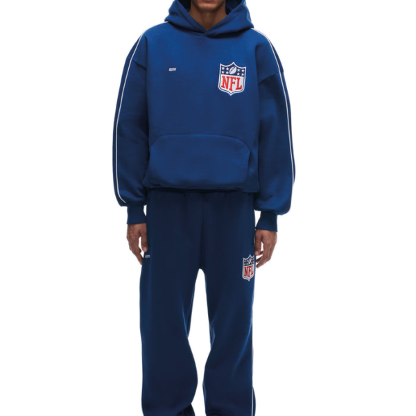 6PM Season SHIELD LOGO HOODIE BLUE