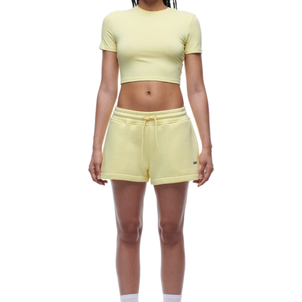 6PM Season WMNS CROPPED T-SHIRT BUTTERCREAM