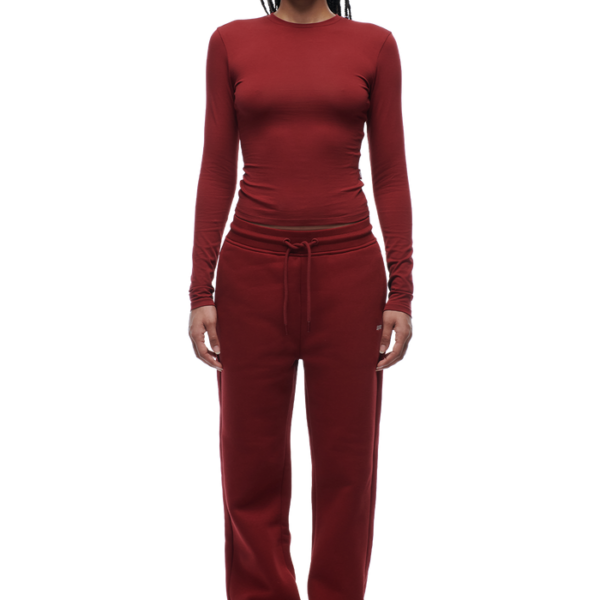 6PM Season WMNS LONGSLEEVE WINE RED